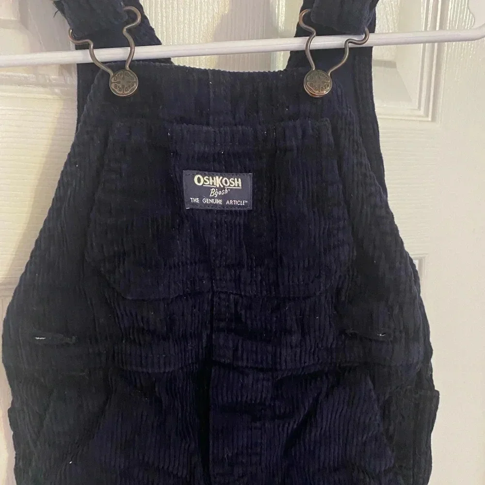 Navy Oshkosh B’Gosh Corduroy Overalls